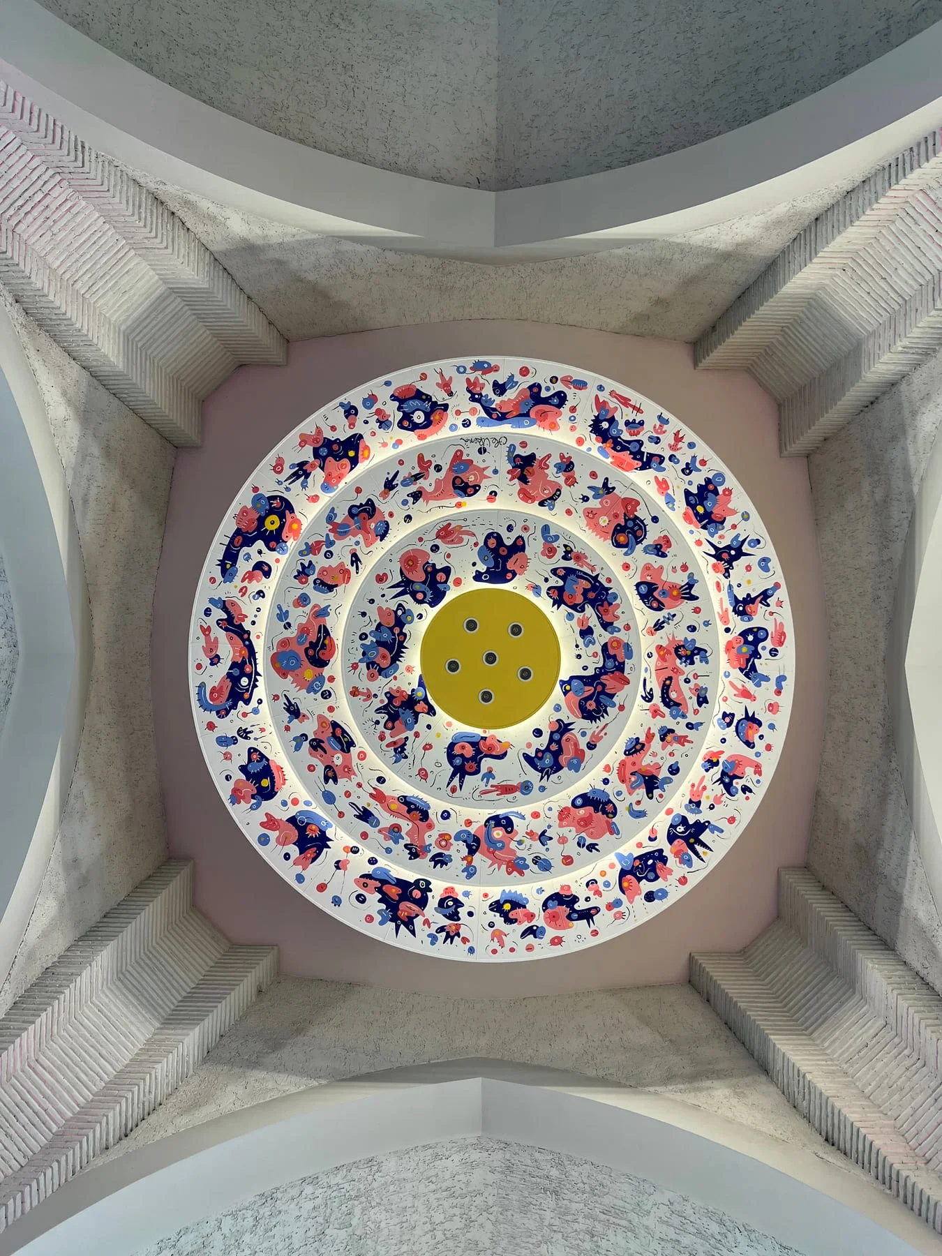 Space Bloom suspended inside Genezarethkirche during CHURCH OF NOW